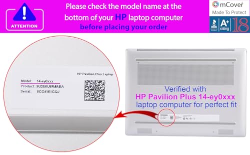 Carcasa morada HP Pavilion Plus 14 para evitar rayas y golpes 4