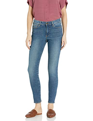 Amazon Brand - Goodthreads Women's Mid-Rise Skinny Jean, Authentic Blue 28 Short