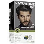 Naturtint Mens Permanent Hair Color for Hair Beard and Mustache (1N Black)