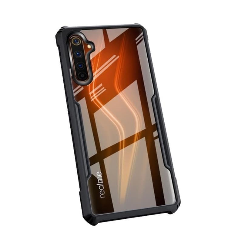 OneLike Ultra Slim Hard PC + TPU Clear Back with Corner Bumper Slim Anti-Scratch Shockproof Protective Case Cover for Realme X2 - Black (B0CGS1H5M5) Amazon Price History, Amazon Price Tracker