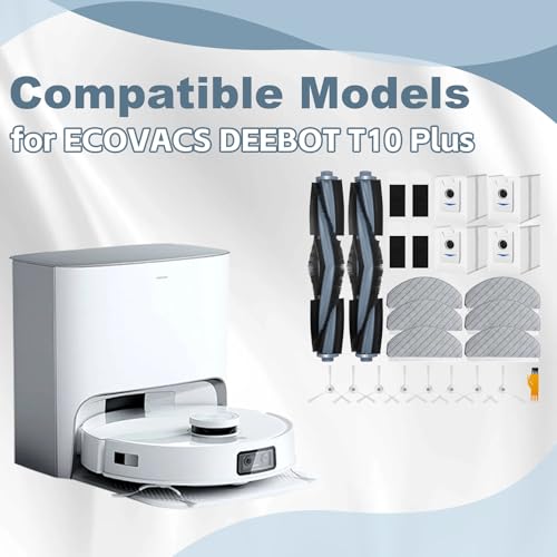 Pack Ecovacs Deebot T10 Plus de 25 accessoires durables avec serpillères - 3