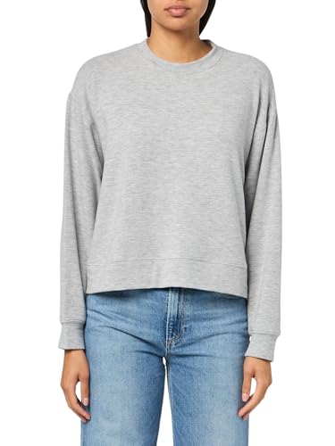 Image of Velvet by Graham & Spencer Women's Tameika Kashmir Knit Crewneck Sweatshirt, Heather Grey, Large