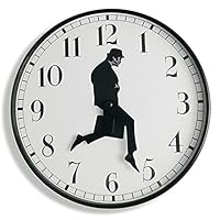 TANKRIN Ministry of Silly Walks Clock, Silly Walk Wall Clock, A Interesting Wall Clock for Bedroom 2