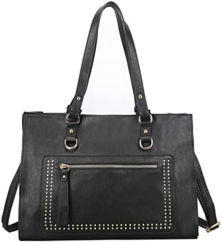 Sacmill Top Handle Handbags for Women Large capacity Messenger Totes Bag Leather Crossbody Shoulder Bags Ladies
