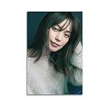 蛯原友里美しいポスターリビングルーム ベッドルーム アート絵画壁画キャンバス装飾12x18inch(30x45cm)