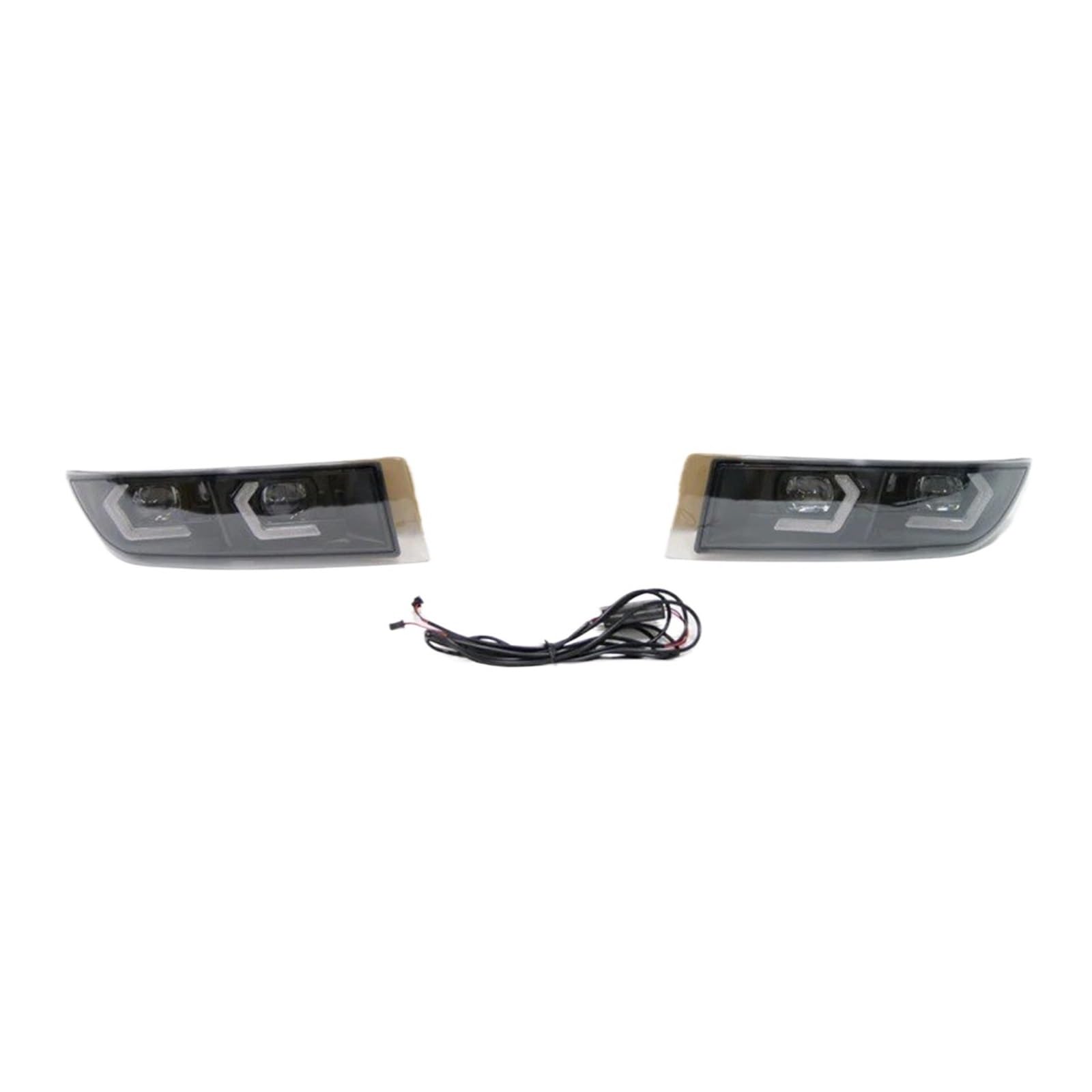 Faros Antiniebla Para Toyota Para Prado 120 FJ120 2003-2009 Conjunto Lámpara LED Antiniebla Coche 12V Luz Conducción Diurna Señal Giro Antiniebla Delantero