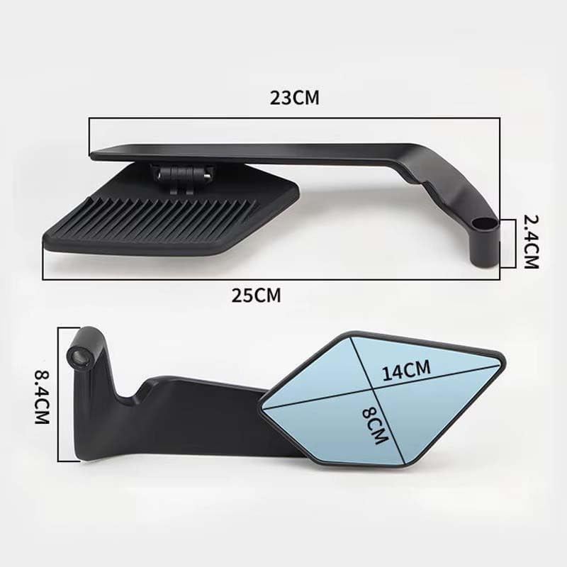 Auto Spare Hub Universal Naked Bike Rear View Mirror Splendor, - Image 5
