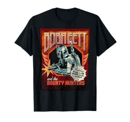 T-shirt Star Wars Boba Fett en coton premium avec impression graphique haute définition