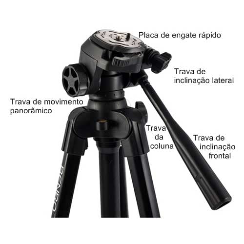 Tripé Benro T890 com Suporte de Celular