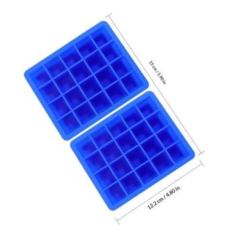 Set 2 Cubeteras de Silicón 20 Rejillas Azul miniatura 2