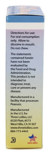 Three Lollies Drops Morning Sickness & Nausea Relief during pregnancy Safe for pregnant Mom & Baby Gluten Free 4 Flavors: Lemon, Raspberry, Green Apple, Tangerine 12 Count - Pack of 1 - Thumbnail 5