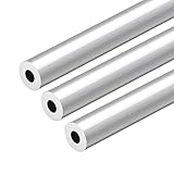 sourcing map Aluminium Rundrohr Gerade Aluminiumrohr 6063 300 mm Länge, 16 mm Außendurchm. 5 bis 15 mm Innendurchm. 7 mm ID x 16 mm AD, 3 Stück