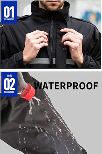 Impermeable para Hombre y Mujer talla X-Large Negro miniatura 6