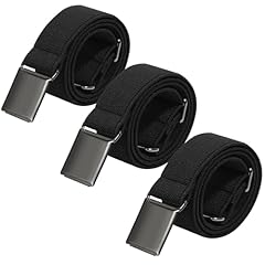 Gunmetal Buckle- 3pcs Black