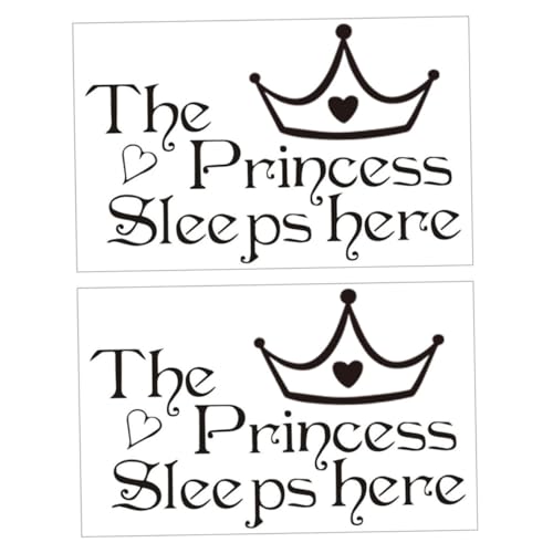 DIYEAH 1 Juego Pegatinas De Frigorífico De Frases Inglés Adhesivo De Decoración De Pared Y Superficies Creativo 2 Piezas