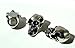 10 Metal Chrome Skull Beads For 550 Paracord Bracelets, Lanyards, & Other Projects