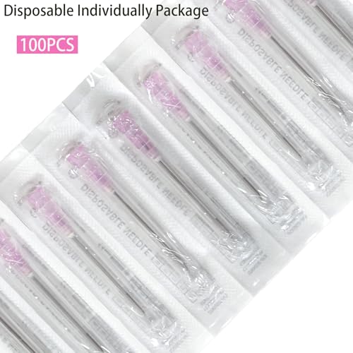 Image of 100 PCS 18G 1 inch for Lab, Refilling Liquid, Individually Packaged | 18 Gauge Luer Lock Lab Utensils, Measuring or Dispensing Accessories, Disposable Industrial Scientific Supplies