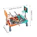 Monwssoe Basketball, Tabletop Basketball Shooting Game - Duel & Score Fun for 2 Players, Interactive Family Game Night with Mini Hoops and 10 Balls