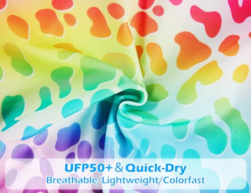 Image of Snowheart Girls Swimsuit One-Piece Bathing Suits Multicolor Kids Sport Summer Beach Swimwear for 2-12 Years Old