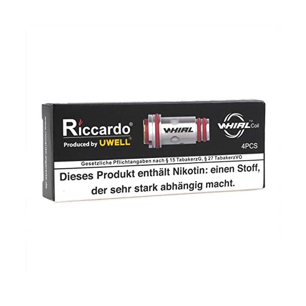 Uwell Whirl Coils - NiChr - 4er Pack - MTL - 1,8 Ohm Ohm: 1,8 Ohm – Bild 3