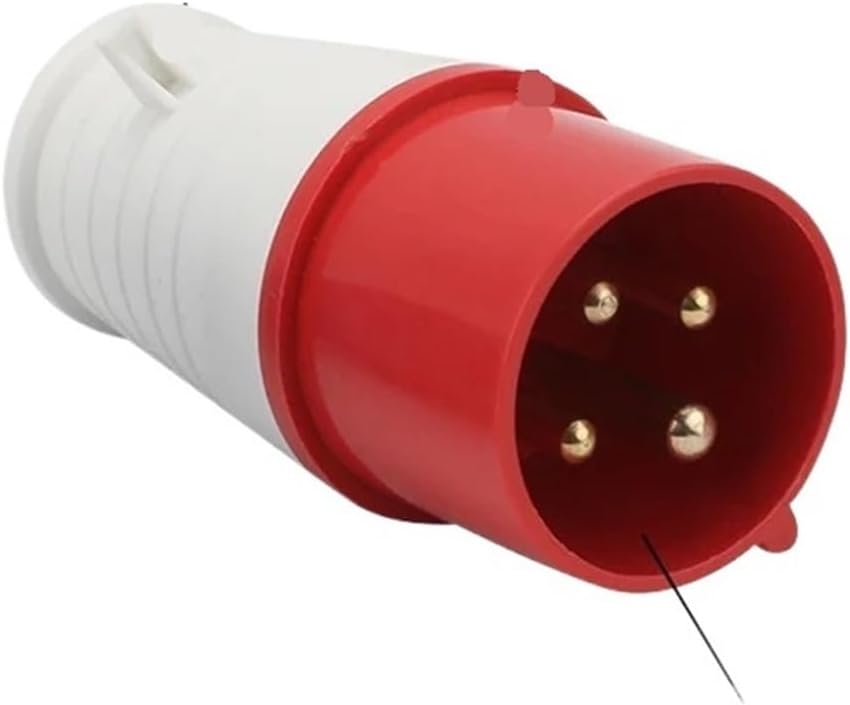 IP44 Industrial Plug and Socket Waterproof Connector 3PIN 4PIN 5PIN 16A/32A Connection Wall Mount Socket(Type4)