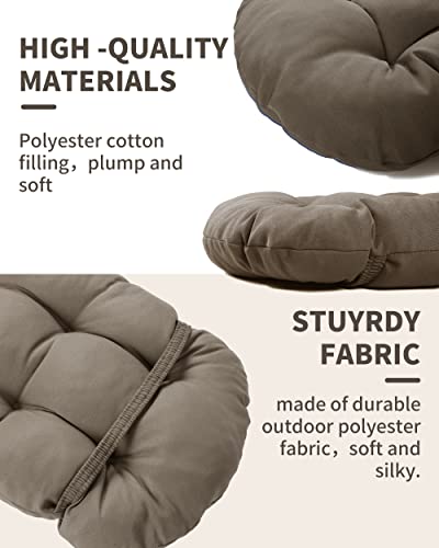 Indoor Outdoor Adirondack Chair Cushion, Patio Rocking Chairs Cushions, Waterproof Sun Protection (Brown) #TOP3