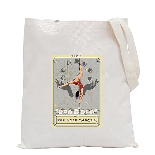 FUNYSO Pole Dancing Tarocchi Carta Regalo The Pole Dancer Tote Regalo Pole Dancer Fitness Regalo, Il ballerino polacco Regno Unito, 28 inches