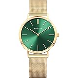 - Verre: Verre Saphir BERING Hommes Analogique Quartz Max René Collection Montre avec Bracelet en Silicone & Verre Saphir 14134-338