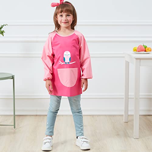 Lazz1on Grembiule da Pittura Bambini Impermeabile