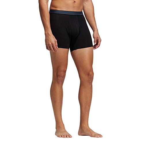 adidas Men's Core Stretch Cotton Boxer Brief Underwear 4-Pack4