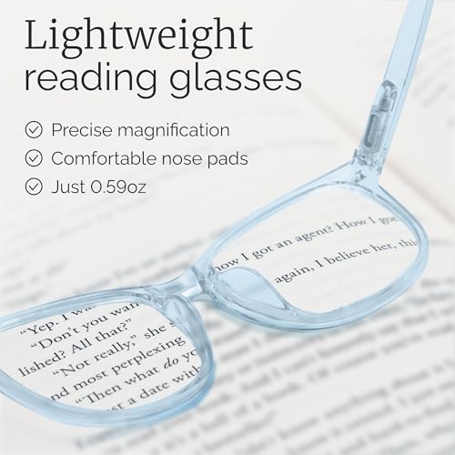 Image of CCVOO Reading Glasses for Women /Men, Eyeglasses, Blue Light Readers for Women /Men, Computer Eye Glasses, Cheaters