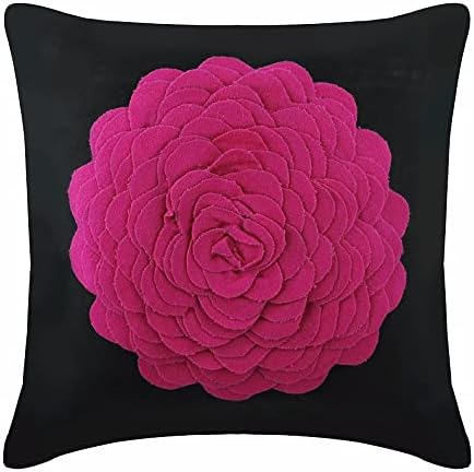 bright pink throw pillows