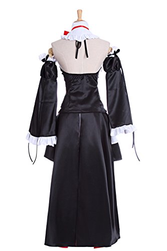 Nuoqi Women's Anime Krul Tepes Black Gothic Lolita Dress Cosplay Costumes #TOP3