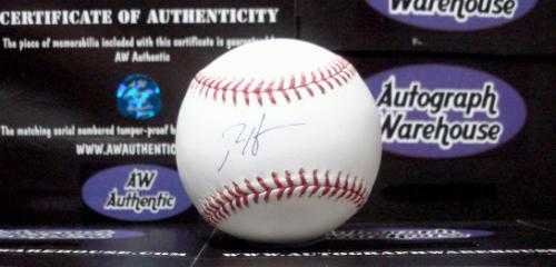 Rich Harden autographed baseball MLB Authentication