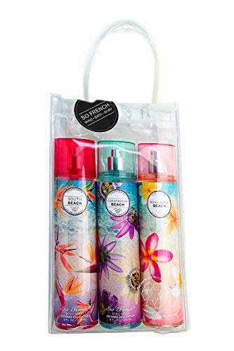 Beach Collection Body Mist Set (South Beach, Copacabana Beach, Bora Bora Beach)