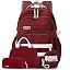 Burgundy-3pcs