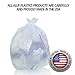 Aluf Plastics High Density Trash Bags, 10 Gallon, 1000 Count, 6 Micron (eq), 24