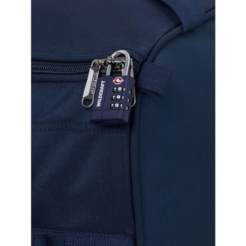 Image of Wildcraft Metal TSA Approved Lock for Bag, Luggage, Travel | 3 Digit Lock Combination - Blue