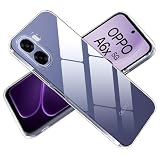 Fitudoos Cover per OPPO A6X/A6T/A6K 4G/5G, Custodia Sottile in TPU Morbido, Silicone Liquido Premium Custodia Protettiva - Trasparente.