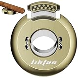 LIHTUN Gear Guillotine Cigar Cutter, Built-in Cigar Holder and Planetary Gear System, Stainless Steel Sharp Blade, Cuts 60 Ring Gauge, Ideal Gift for Men (Bronze)