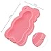 KECUCO Baby Bath Cushion Infant Bath Mat, Pad & Sponge for Toddler, Infant & Newborn (Pink-Style4)