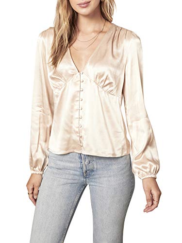 BB Dakota Women's V Whiz Top, Champagne, Medium
