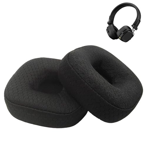 1 Par Almohadilla Auriculares Compatible con Marshall Major III 3 /Major IV/4 de Espuma de Memoria y Cuero Proteico, Almohadillas Cascos de Repuesto para Marshall Major 3 / Major 4