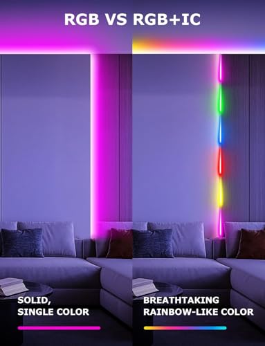 Skzlibry RGBIC LED Strip Lights 82ft — view 4