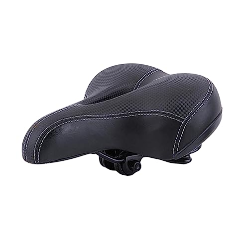 Sillín de Bicicleta, Suave, cómodo, para Bicicleta de montaña, Ciclismo, Big Bum, cojín de Asiento Ancho para Mujeres y Hombres, Accesorio para Bicicletas
