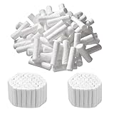 600 Stück Zahnwatterollen Dental Watterollen0,8 * 3.8 +1,0 * 3,8 Cm Watterollen Zahnarzt ZahnäRztliche WattebäUsche HochsaugfäHig Cotton Rolls ZahnäRztliche Gaze Baumwollrollen Wattebausch 100%