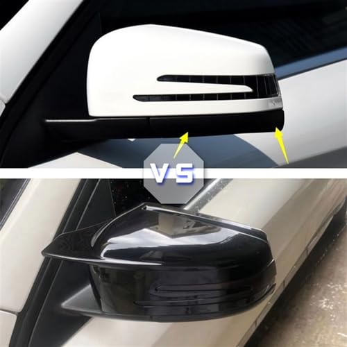 Couvercle de rétroviseur Mercedes W176 style carbone pour sublimer votre citadine - 4