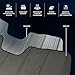 Custom Fit Car Sun Shade Windshield | Sun Visor | Car Window Shades | Fold Up Front Sunshade Visor | Compatible with Chevrolet Spark 2016-2020 | CFS-075-S | Silver & Grey 1-pc Set
