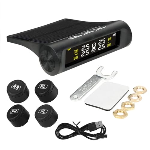 TPMS solaire et sans fil : finies les crevaisons avec ce système pression pneus LCD