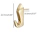 RFORPLY Pack of 20 Zinc Alloy Flower Shape Push Pin Hangers Hook Pin Wall Hooks (High-Heeled Shoes)